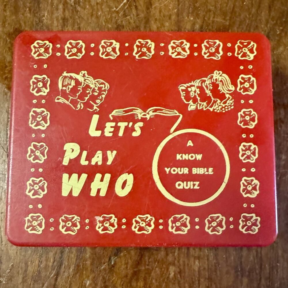Vintage Know Your Bible Quiz True or False Questions for Kids Dickson's Inc.
